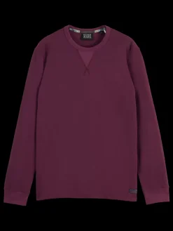 Discount Scotch & Soda WAFFLE T-SHIRT LS