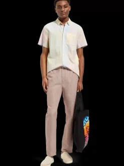 New Scotch & Soda Warren - cotton/ linen twill jogger Driftwood