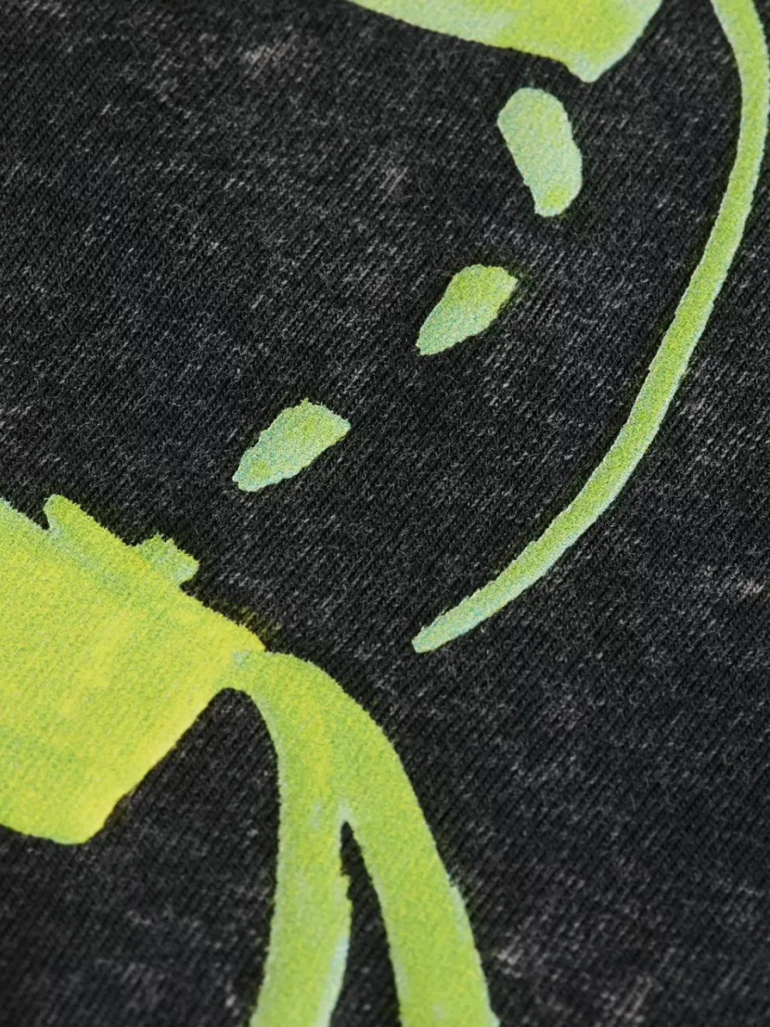 Online Scotch & Soda Washed artwork relaxed fit t-shirt Black