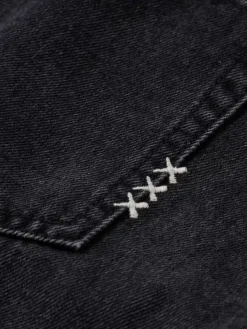 Discount Scotch & Soda WASHED BLACK DENIM MINI SKIRT WITH CARGO POCKETS CityBuzz