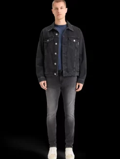 Discount Scotch & Soda WASHED BLACK DENIM TRUCKER JACKET CityBuzz