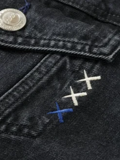 Discount Scotch & Soda WASHED BLACK DENIM TRUCKER JACKET CityBuzz