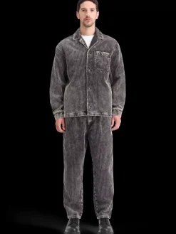 Hot Scotch & Soda WASHED CORDUROY JACKET WITH DETACHABLE INNER GILET Black