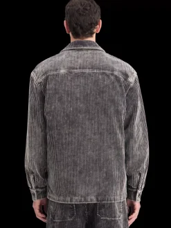 Hot Scotch & Soda WASHED CORDUROY JACKET WITH DETACHABLE INNER GILET Black