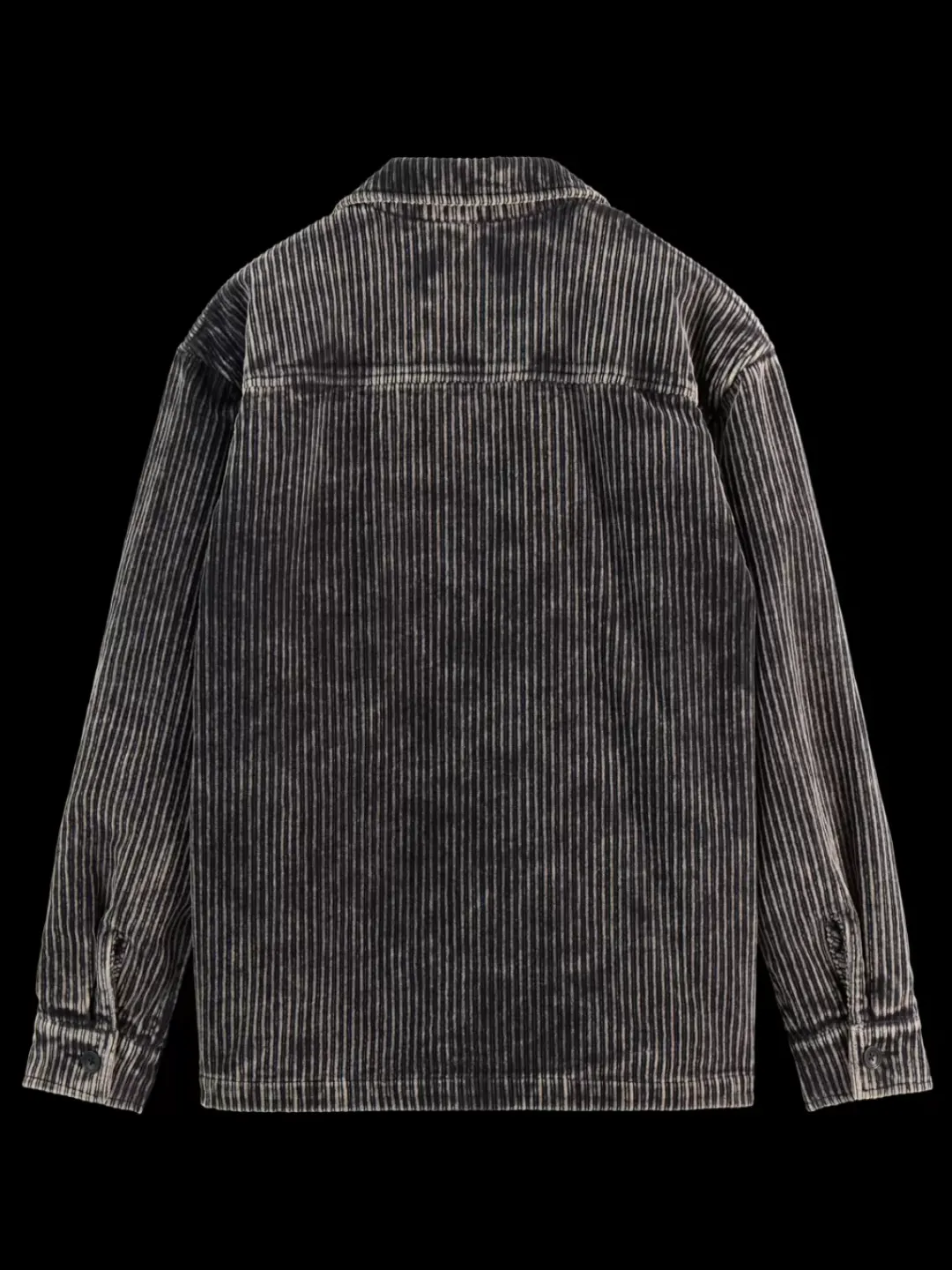 Hot Scotch & Soda WASHED CORDUROY JACKET WITH DETACHABLE INNER GILET Black
