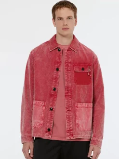 Online Scotch & Soda Washed corduroy worker jacket