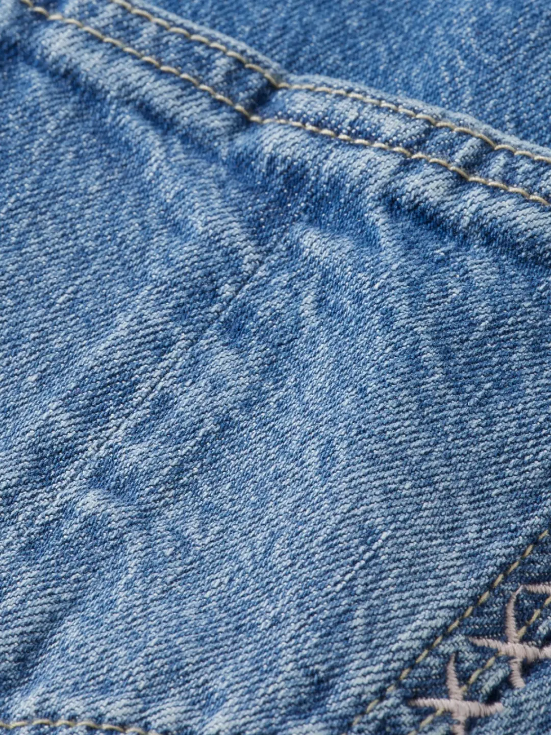 Best Scotch & Soda WASHED DENIM DUNGAREE WITH WIDE LEG- dreamcatcher