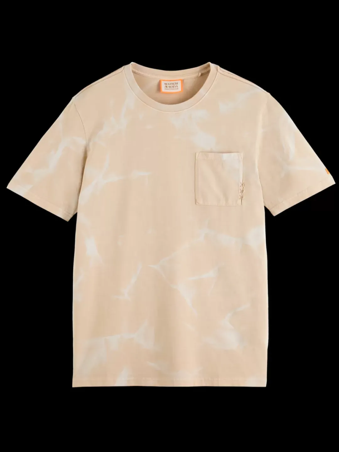 Online Scotch & Soda Washed pocket t-shirt