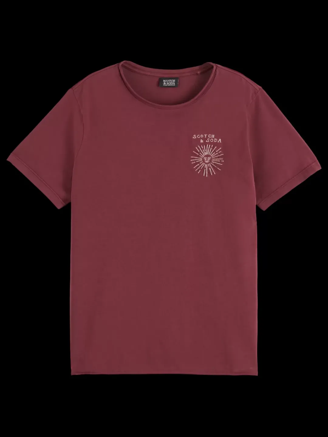 Best Scotch & Soda WASHED WITH CHEST ARTWORK RELAXED FIT T-SHIRT
