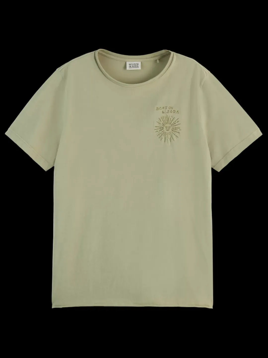 Best Scotch & Soda WASHED WITH CHEST ARTWORK RELAXED FIT T-SHIRT