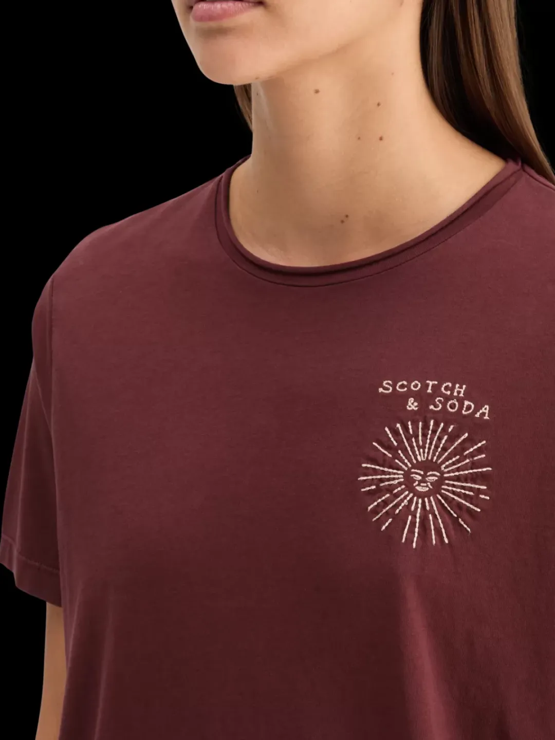 Best Scotch & Soda WASHED WITH CHEST ARTWORK RELAXED FIT T-SHIRT