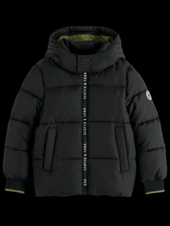 Outlet Scotch & Soda WATER REPELLENT HOODED PUFFER JACKET