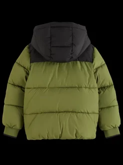 Outlet Scotch & Soda WATER REPELLENT HOODED PUFFER JACKET