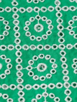 Best Scotch & Soda WRAP TOP WITH BRODERIE ANGLAISE GreenBroderieAnglaise