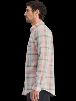 Sale Scotch & Soda Yarn dye check roll up shirt GreenCheck