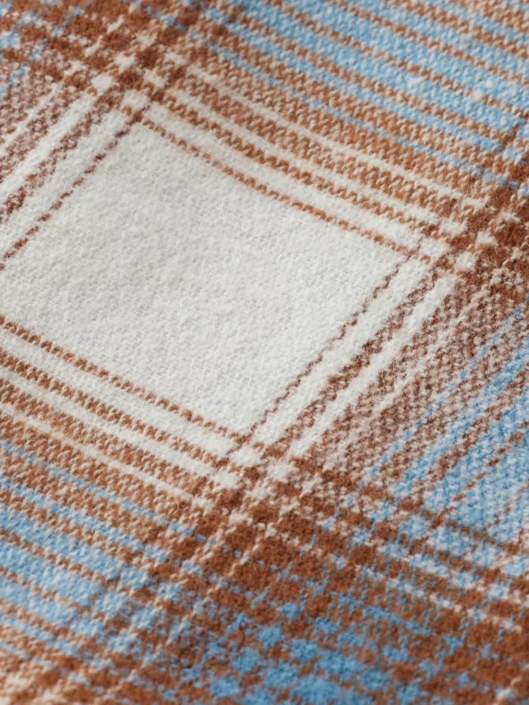 Clearance Scotch & Soda Yarn dye flannel check shirt SandBlueCheck