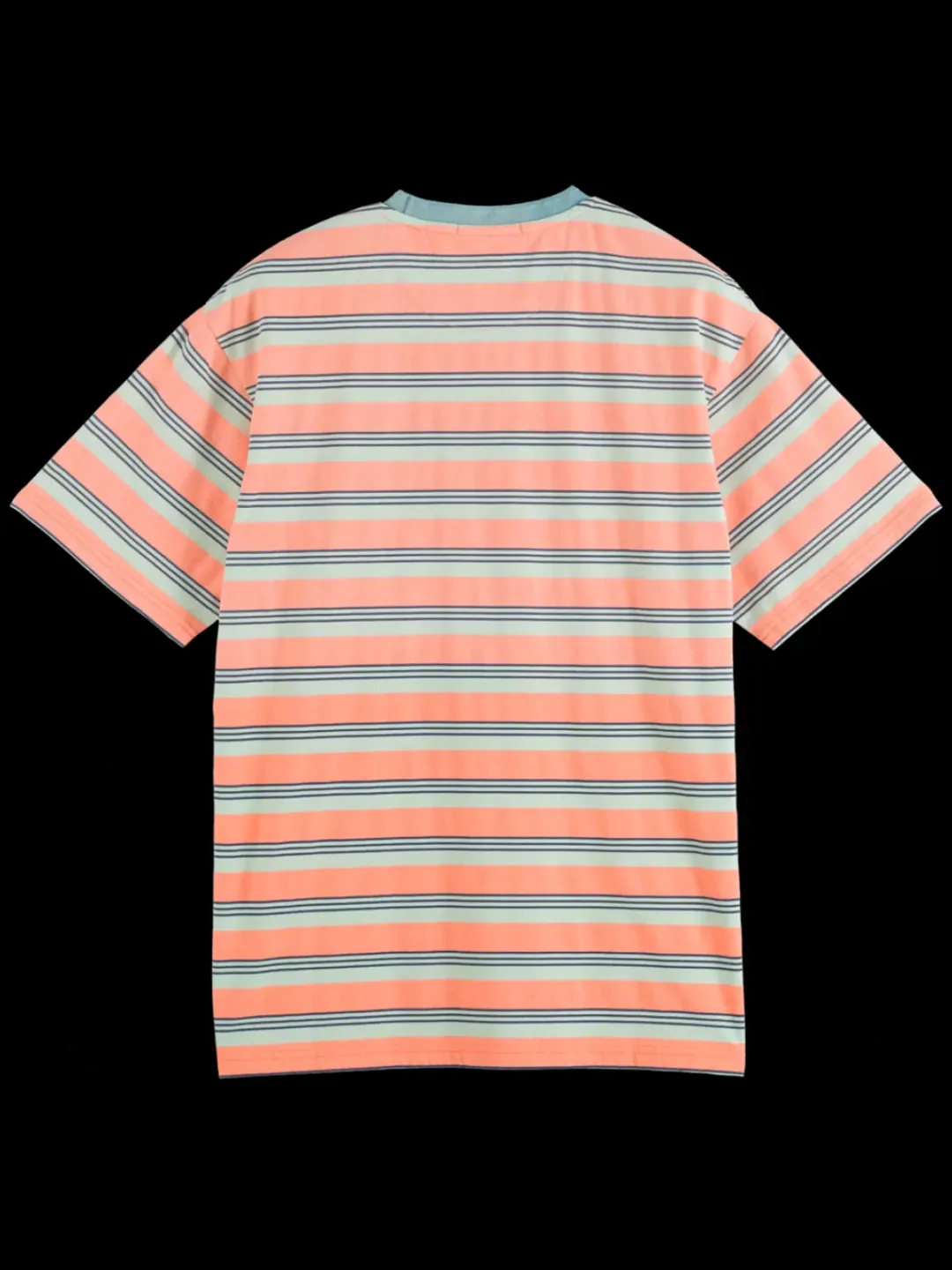 Fashion Scotch & Soda Yarn dye stripe pocket t-shirt