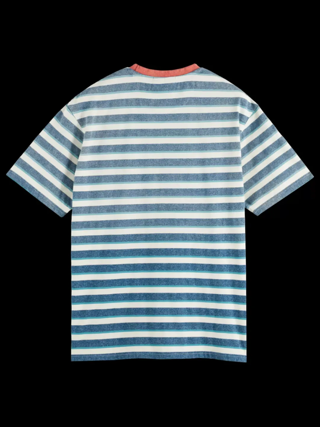 Fashion Scotch & Soda Yarn dye stripe pocket t-shirt