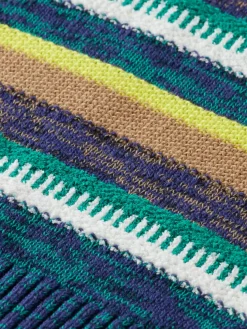 Clearance Scotch & Soda YARN-DYED STRIPED STRUCTURED PULLOVER MulticolourStripe