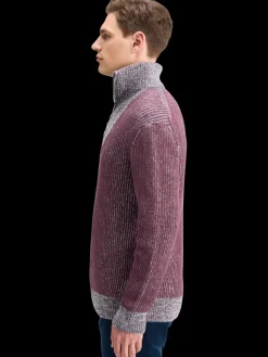 Clearance Scotch & Soda ZIP TROYER ALPACA WOOL BLEND SWEATER