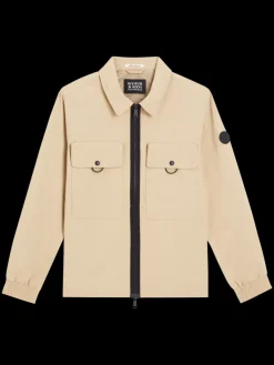 Fashion Scotch & Soda Zipped utility jacket Seastone